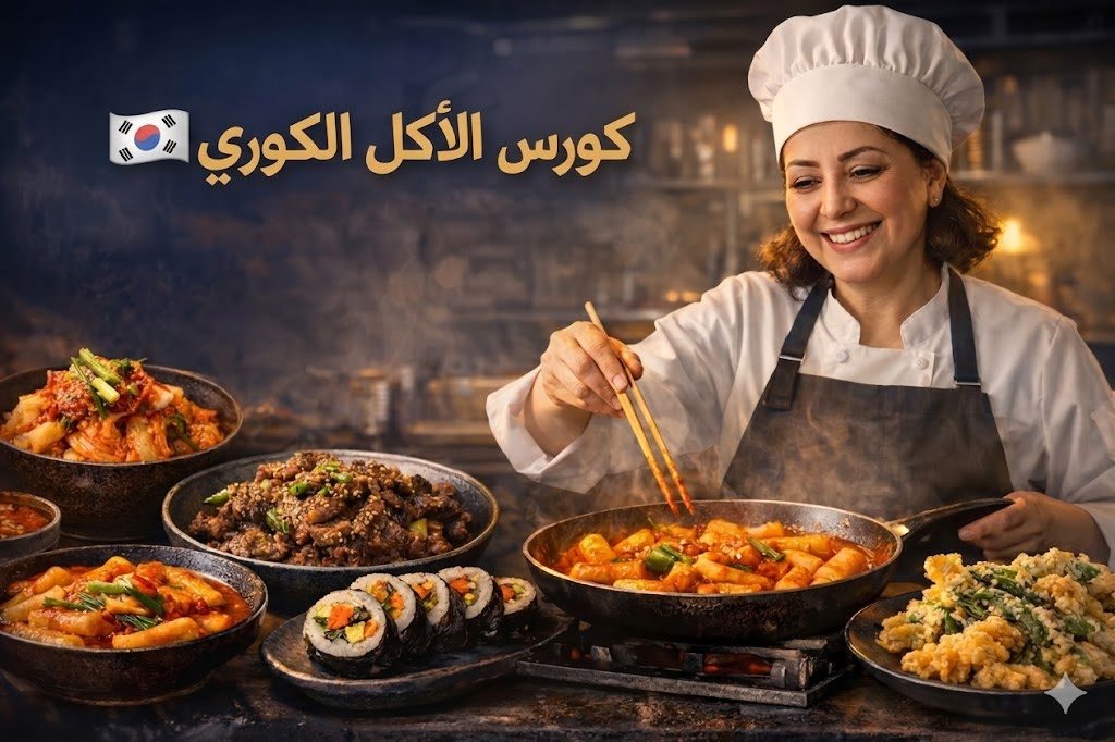 كورس الأكل الكوري