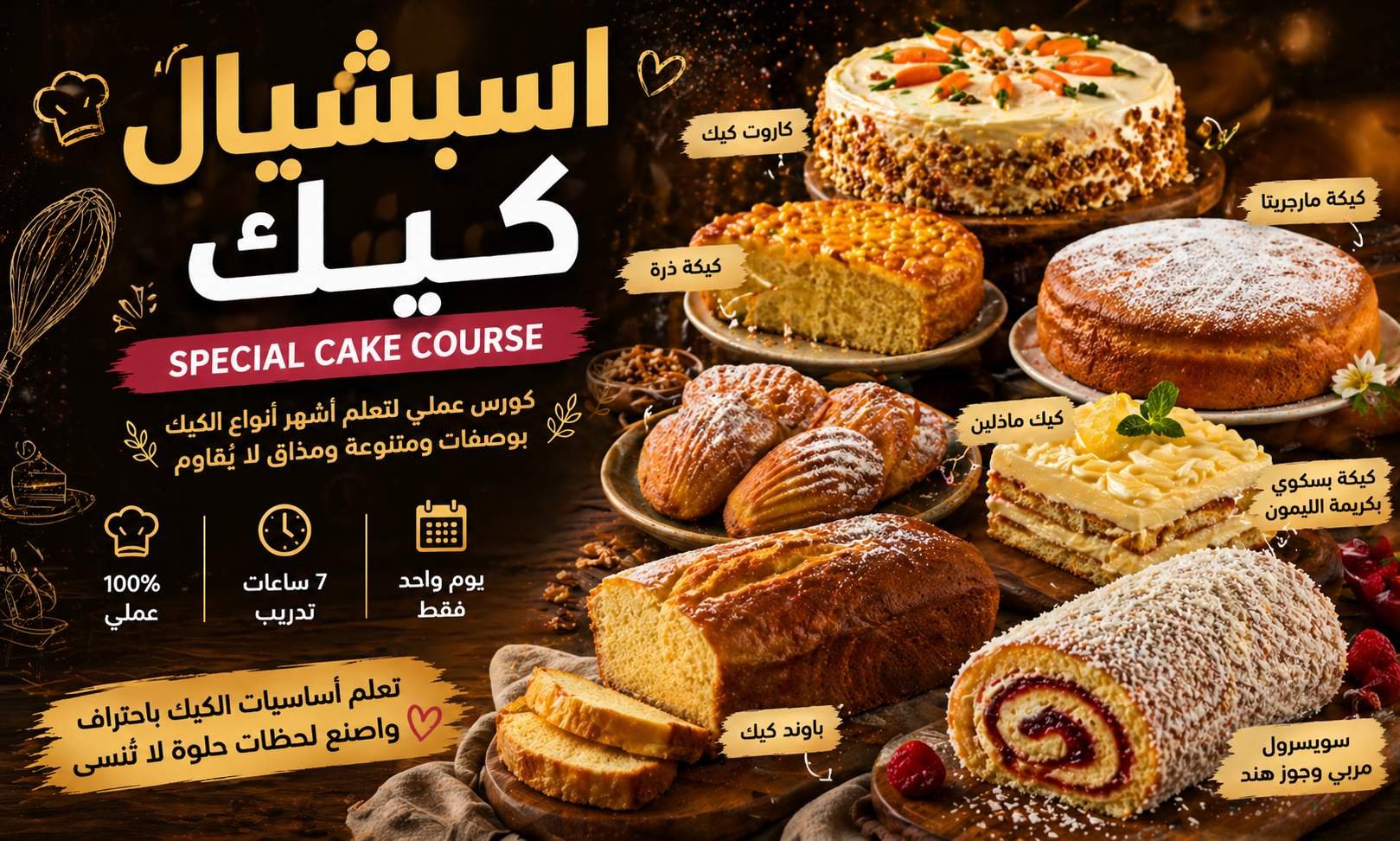 كورس اسبشيال كيك